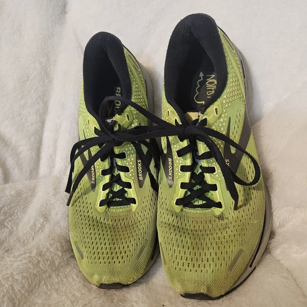 Brooks‎ Mens Ghost 14 1103691D310 Green Running Shoes Sneakers Size 8